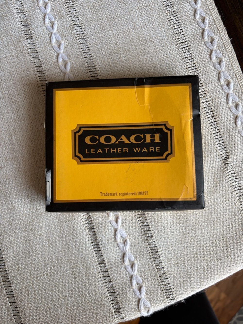 Vintage Coach Leather Ware Men's Bifold Card Holder Wallet late 80s early 90’s - Picture 2 of 12